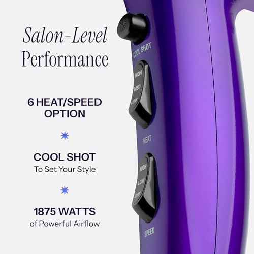 Purple Turbo Ceramic and Ionic Hair Dryer — photo 4