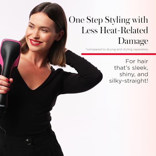 One-Step Straightening Brush Hair Dryer and Styler — photo 4