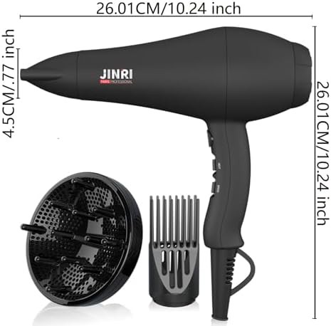 Lightweight Black Infrared Dryer with Diffuser — photo 3