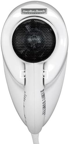 Commercial wall mounted hair dryer white — photo 3