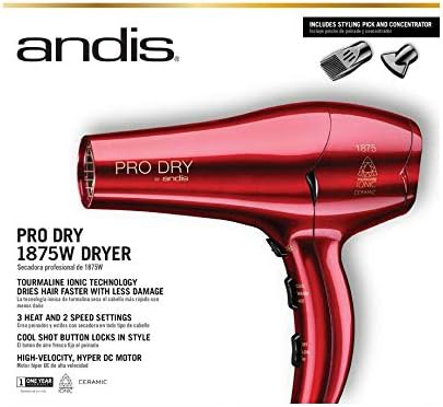 Red tourmaline ceramic pro dryer — photo 4