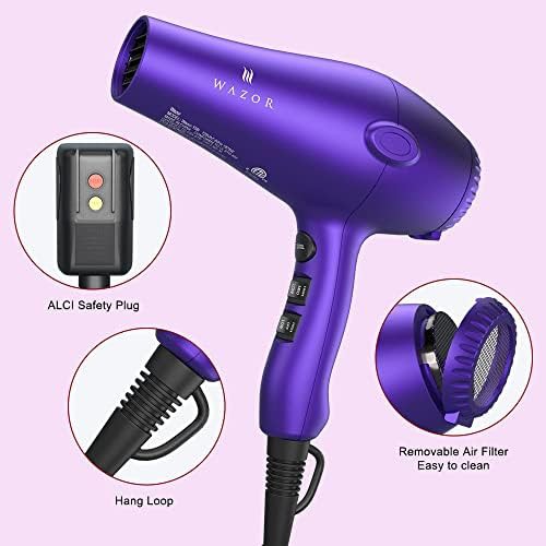 Purple tourmaline ceramic ionic blow dryer — photo 4