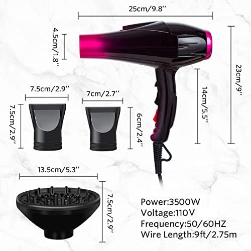 Professional AC motor ionic blow dryer — photo 3