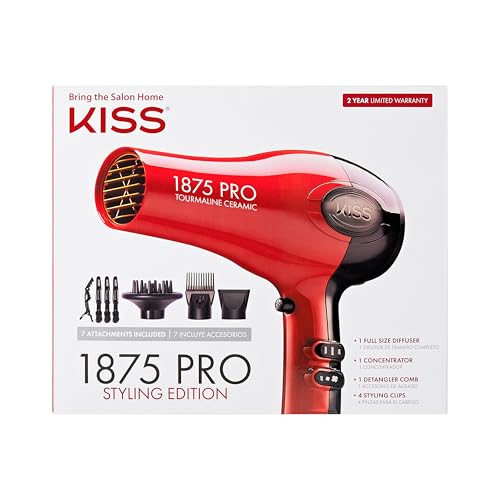 1875 Watt Pro Tourmaline Ceramic Hair Dryer