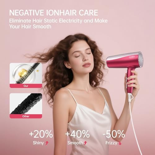 Foldable ceramic tourmaline dryer with concentrator — photo 3