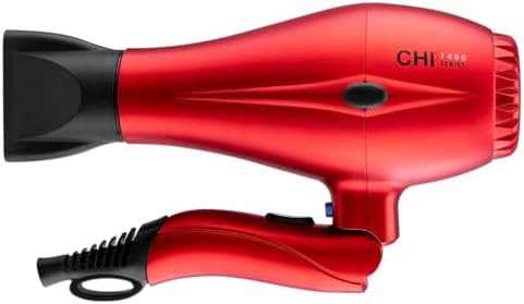 Foldable Compact Travel Hair Dryer in Red