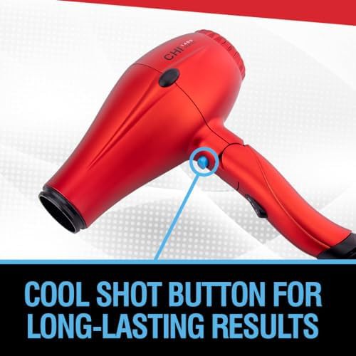 Foldable Compact Travel Hair Dryer in Red — photo 3