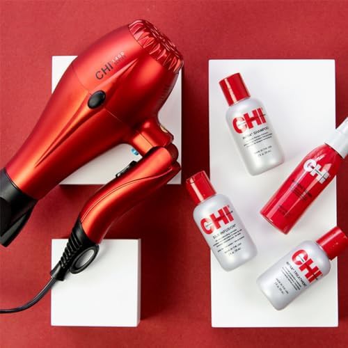 Foldable Compact Travel Hair Dryer in Red — photo 4