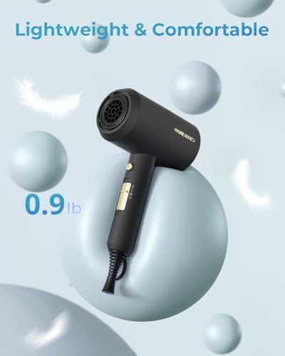 Portable ionic curly hair diffuser dryer — photo 3