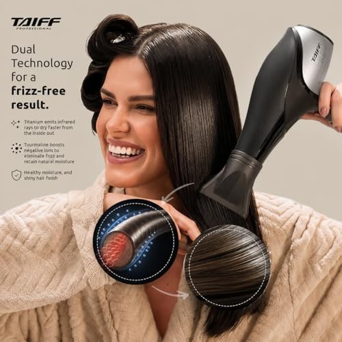 Grey Ceramic Titanium Professional Hair Dryer — photo 3