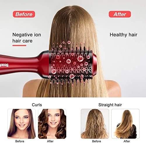 Red and black ionic volumizer brush — photo 3