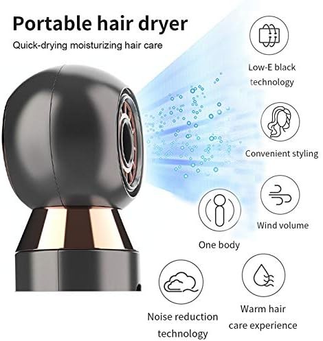 Lightweight and compact gray blow dryer — photo 4