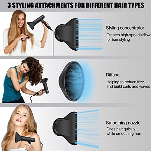 Brushless motor hair dryer with LED display — photo 3