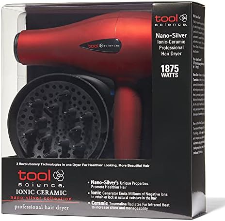 Nano silver lightweight professional ionic hair dryer — photo 3