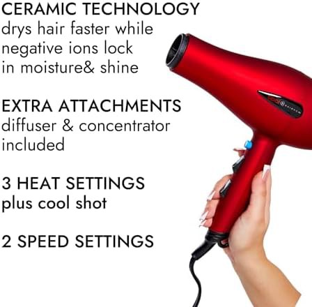 Nano silver lightweight professional ionic hair dryer — photo 5
