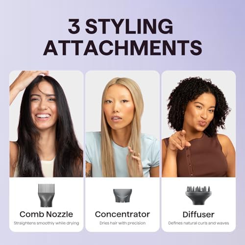 Ionic hair dryer with diffuser for curls — photo 4