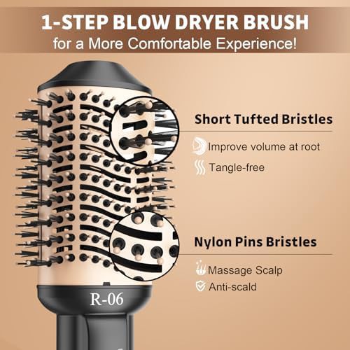 Gold oval barrel hair dryer and styler — photo 5