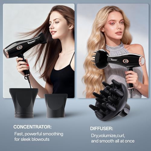 Professional salon blower dryer with diffuser — photo 4