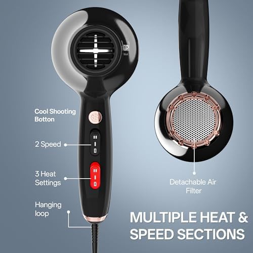 Professional salon blower dryer with diffuser — photo 5