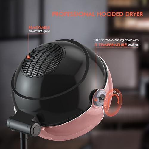 Pink Ionic Hooded Dryer 1875 Watts — photo 3