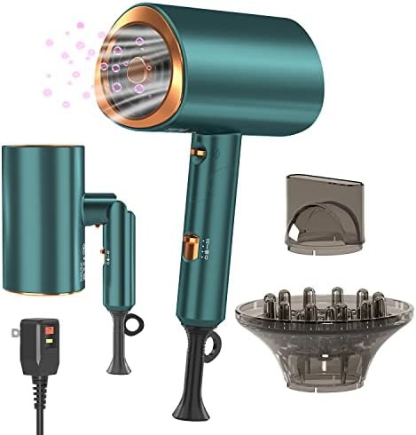 Vintage green foldable handle travel dryer
