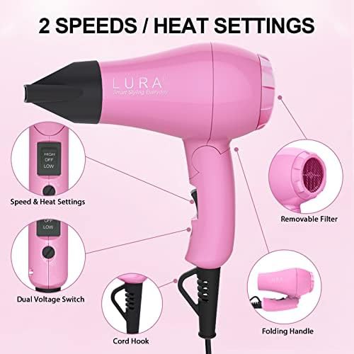 Portable travel hair dryer mini with concentrator — photo 4