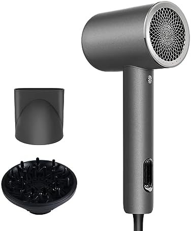 Compact Black 1875 Watt Quiet Hair Dryer