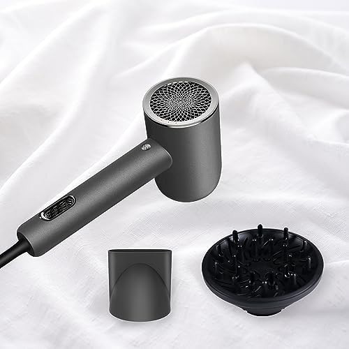 Compact Black 1875 Watt Quiet Hair Dryer — photo 3
