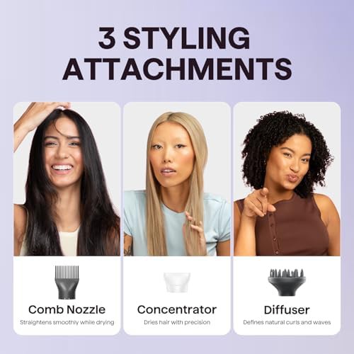 Ionic hair dryer with diffuser for curly hair — photo 4