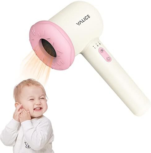 Mini cordless baby hair dryer pink