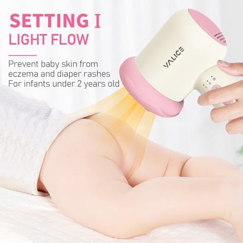 Mini cordless baby hair dryer pink — photo 5
