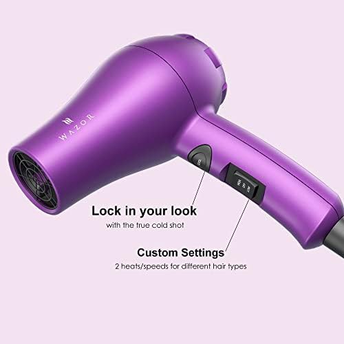 Compact Purple Mini Travel Hair Dryer — photo 4
