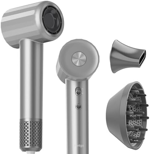 Ionic low noise dryer with diffuser