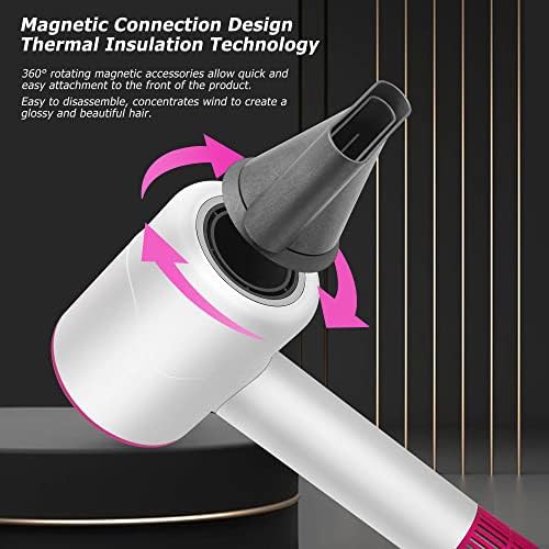 White thermo control dryer with magnetic nozzles — photo 4