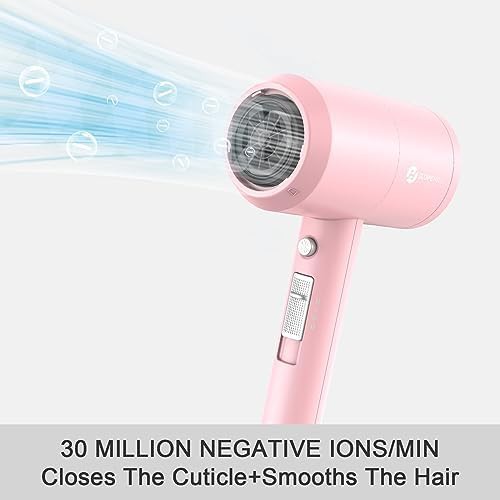 Pink compact ionic fast drying dryer — photo 3