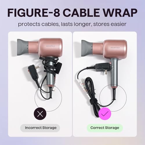 Pink ionic hair dryer with diffuser — photo 4