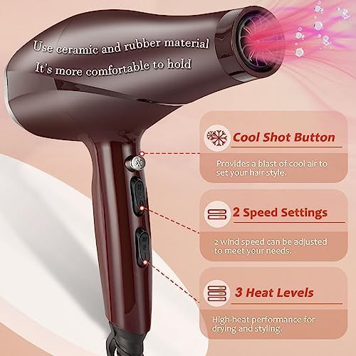 Ionic Quiet Diffuser Curly Hair Dryer — photo 5