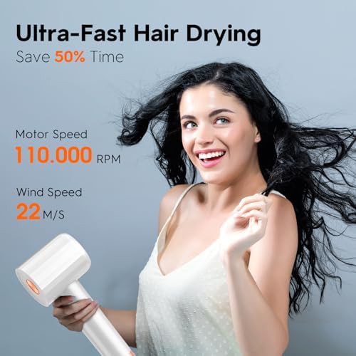 White brushless motor quiet ionic dryer — photo 4