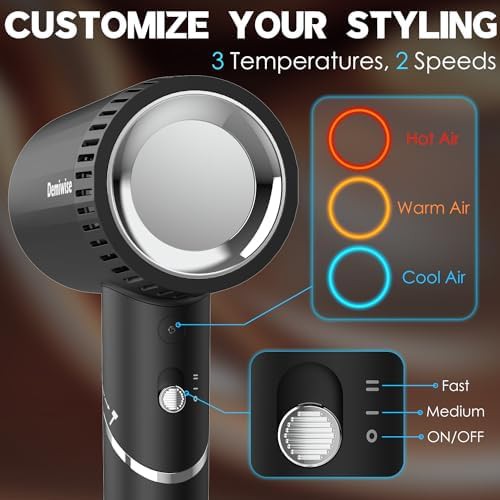 Brushless motor curly hair dryer with diffuser — photo 4