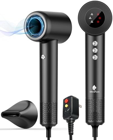 Home hair dryer with magnetic nozzle