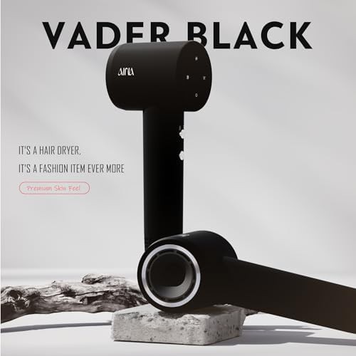 Vader Black Lightweight Ionic Travel Dryer — photo 5