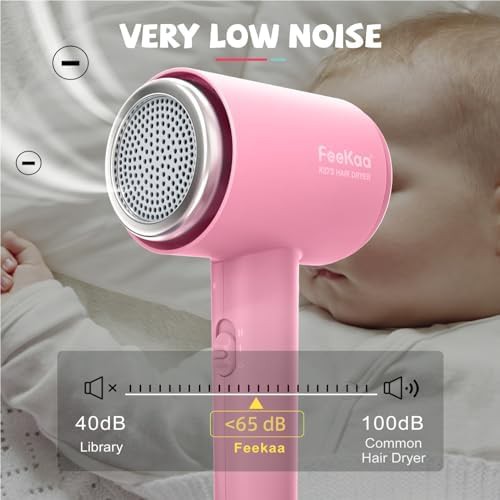 Pink travel hair dryer for kids — photo 3