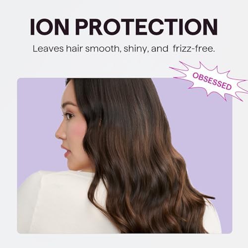 Pink ionic hair dryer mini iron — photo 4