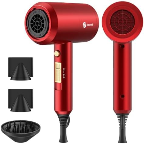 Agate red professional ionic hair dryer