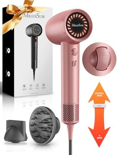 Pink ionic fast drying hair dryer