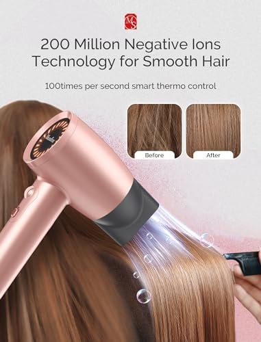 Pink ionic fast drying hair dryer — photo 4