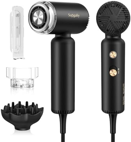 Portable High Speed Ionic Dryer for Curly Hair
