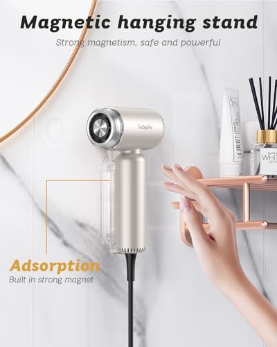 Quiet Mini Ionic Dryer with Magnetic Diffuser — photo 4