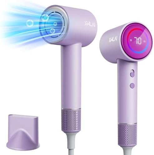 Purple thermo control ionic hair dryer