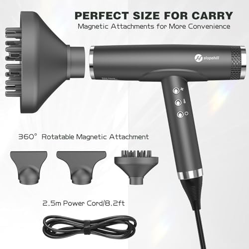 Professional 2000W ionic dryer with diffuser — photo 5
